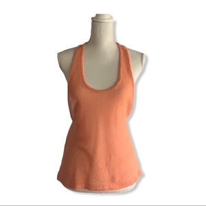 Women’s Peach Racerback Knit Tank S